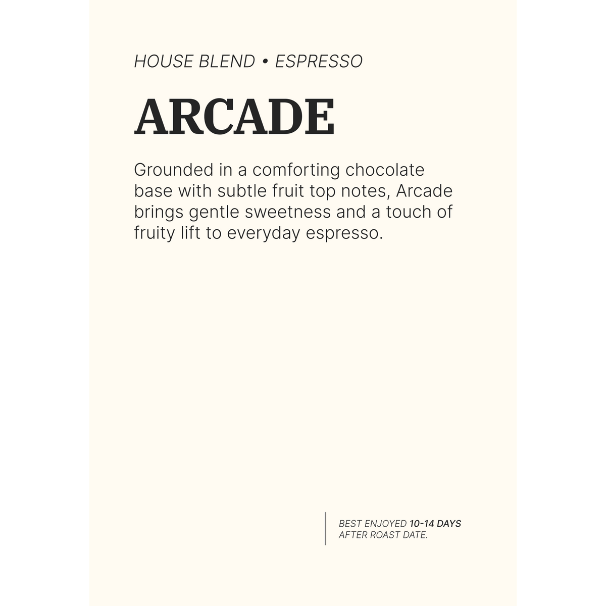 Arcade Espresso